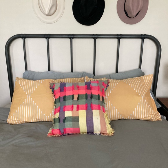 Society 6 | Set of 2 yellow marigold standard pillowcases, graphic moder… - Picture 5 of 9